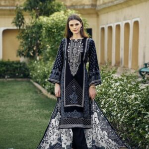 HIVE Navy blue Pakistani cotton meterial