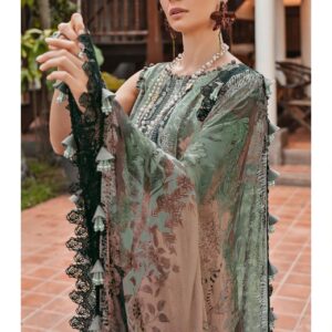 Hive Art green Pakistani semilawn cotton