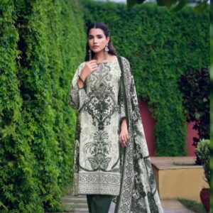 Hive Art stylish purecotton green semilawn