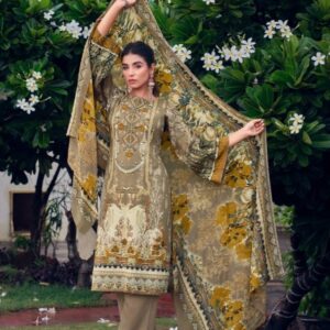 Hive Art printed Pakistani semilawn