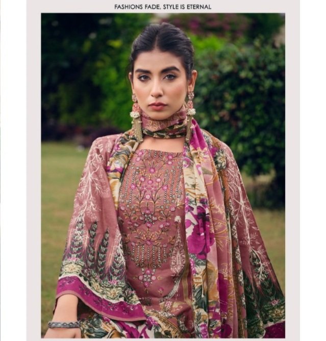 Hive Art cotton printed semilawn