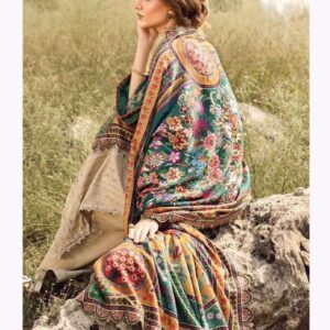 Hive Art semilawn with printed duppatta